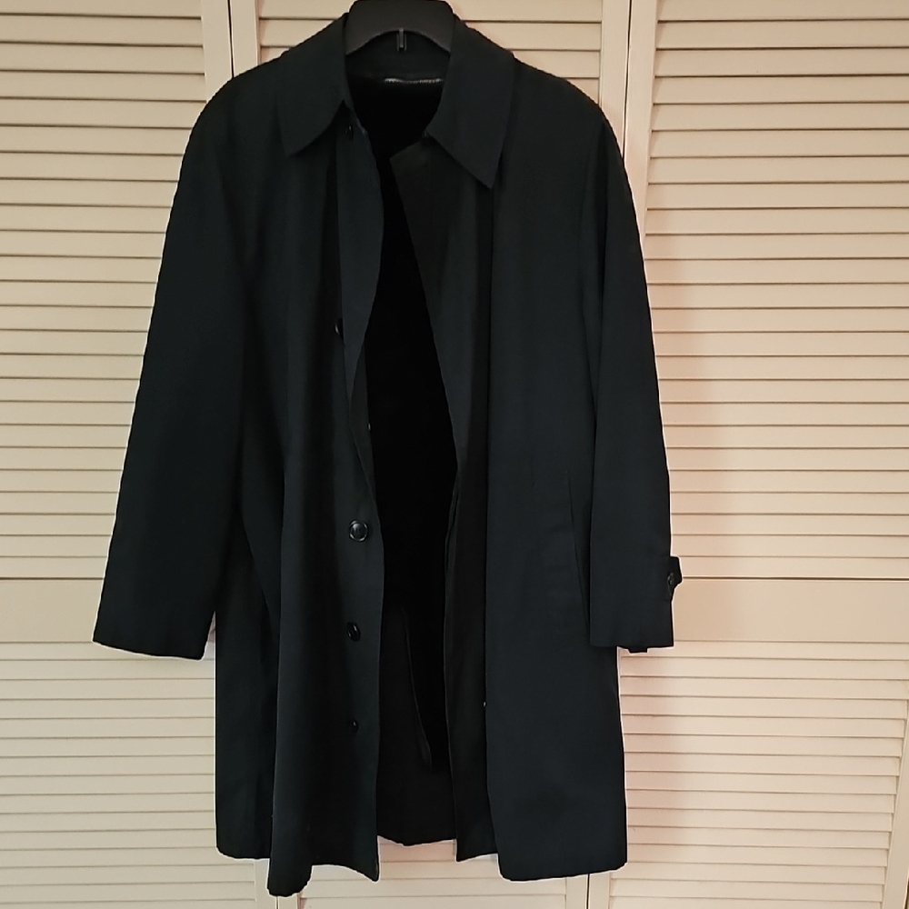 Cambridge Dry Goods Blue Trench Coat Classic Minimalist Design